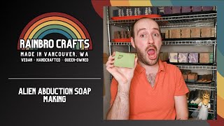 Extraterrestrial Suds A Cosmic Crafting Adventure Vegan Cold Process Soap Making [upl. by Llehsim]