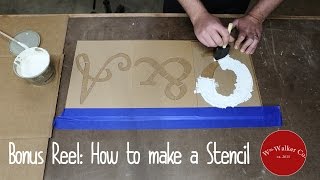 How to make a DIY stencil [upl. by Nedarb]