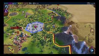 Silent ate Plays Civilization 6 PS4 9222024 [upl. by Enyaht]