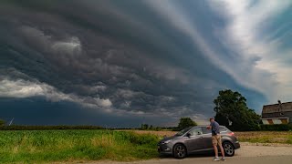 shelfcloud amp nachtelijk onweer 13 augustus 2024 [upl. by Almap]