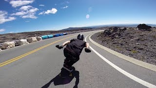 Longboarding Mt Ruapehu Freeride [upl. by Hoeg]