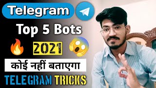 Top 5 Telegram Bots That Will Make Your Life Easier  MustHave Telegram Bots for Every User [upl. by Stearn490]