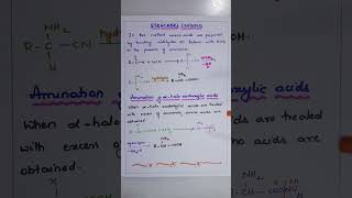 Streckers synthesis amp Amination of alpha carboxylic acids ORGANIC CHEMISTRY BSc SEM IV [upl. by Margret]