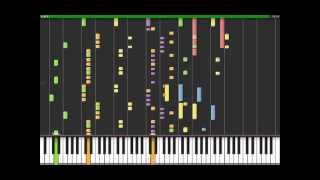 Hung up Madonna on piano synthesia [upl. by Arik413]