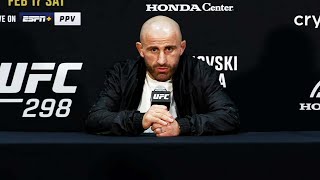 Alexander Volkanovski PostFight Press Conference  UFC 298 [upl. by Monreal]