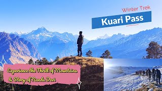 Kuari Pass Trek  A Treat for Pahad Lovers Part2  Nanda Devi Peak  Indiahikes kuaripass trek [upl. by Otipaga]