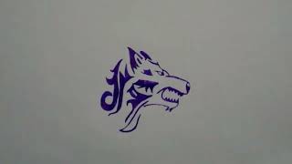 How To Draw A Tribal Wolf Head TattooHow To Draw Wolf TattooWolf Drawing EasyEasy DrawingTutorial [upl. by Franky]