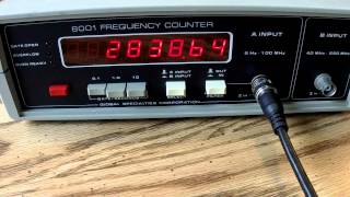 eBay Find Global Specialties Corporation 6001 Frequency Counter [upl. by Kilroy394]