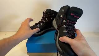 Columbia Womens Newton Ridge Lightweight Waterproof Shoe Hiking Boot Review [upl. by Thomasina478]