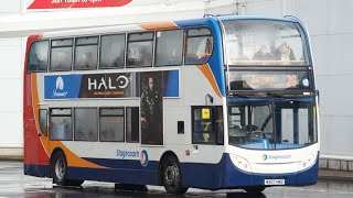 Beast Stagecoach Yorkshire Alexander Dennis Enviro 400 19104 MX07 HMD on service 28 to Barnsley [upl. by Braeunig]