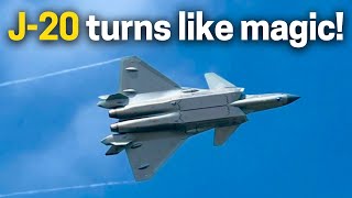 J20 turns like magic The best Chinese stealth fighter shows off its maneuverability [upl. by Levin]