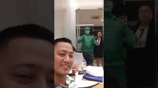 Mr Green Man in the Office 😅 greenman [upl. by Grimbal291]