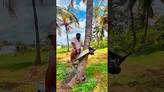 Coconut tree climbing machine ♻️ shorts machine [upl. by Lapham]