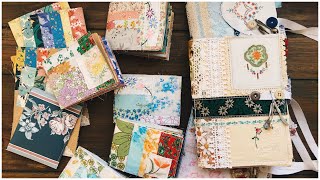 Soft cover journals  cookbooks  floral minis [upl. by Yael25]