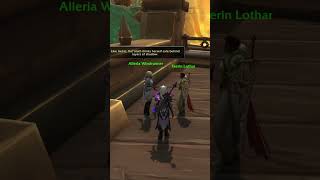 Stay a While and Listen Alleria amp Faerin worldofwarcraft warwithin [upl. by Orestes]