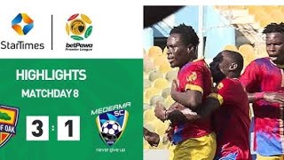 Hearts Of Oak vs Medeama Highlights 31 heartsofoak ghanapremierleague [upl. by Ahsein687]