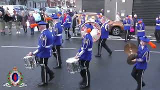 Whiterock Flute Band ABOD Remembrance Parade Belfast Nov 2023 Video by Loyal Ulster Scottish Bands [upl. by Norrek152]