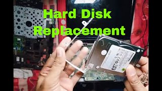 Dell Inspiron 14RN4010 Hard Drive Replace  Disassembly  How to disassemble Dell Inspiron N4010 [upl. by Htennek354]