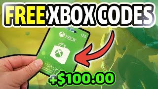 Xbox Gift Card Codes 2024  100 Free Xbox Codes 2024  Live Proof [upl. by Tihom]