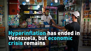 Hyperinflation has ended in Venezuela but economic crisis remains [upl. by Biggs]