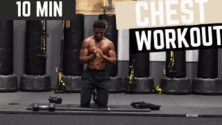 10 MIN  KILLER CHEST Workout  No BREAKS  INTENSE Workout [upl. by Yerfoeg]