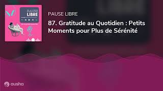 87 Gratitude au Quotidien  Petits Moments pour Plus de Sérénité [upl. by Harrow]