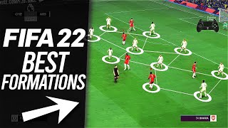 FIFA 22  BEST FORMATIONS amp TACTICS [upl. by Iadahs721]