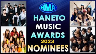 NOMINEES  Hanteo Music Awards 2023   2023 한터뮤직어워즈 수상자 전원 [upl. by Falito311]