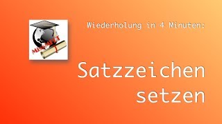 Satzzeichen setzen  MissMFLT [upl. by Andris]