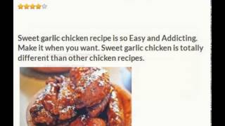 Sweet garlic chicken recipe [upl. by Teage]