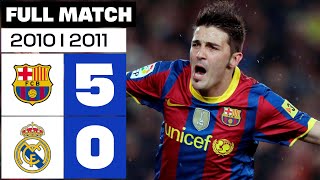 FC Barcelona vs Real Madrid 50 20102011 PARTIDO COMPLETO [upl. by Atinid]