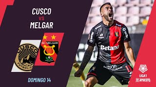 Cusco FC 03 Melgar de Arequipa resumen de hoy goles y mejores jugadas del partido por la Liga1 [upl. by Shreeves]