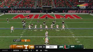 10 Tennessee Vs 7 Miami [upl. by Nyrret]