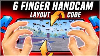 6 Finger Claw Handcam LAYOUT CODECONTROL CODE 4  Pubg Mobile India [upl. by Three782]