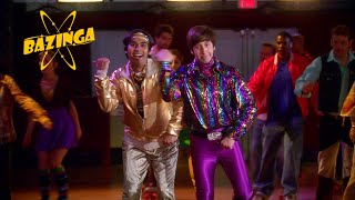 Disco Dancing And Roller Skating  The Big Bang Theory [upl. by Dibb556]