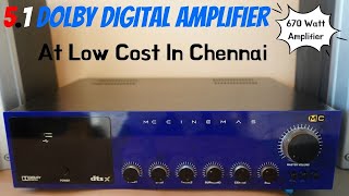 51 Dolby Digital Amplifier Low Cost In Chennai [upl. by Priest]