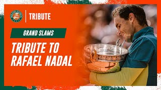 Grand Slams tribute to Rafael Nadal [upl. by Strenta]