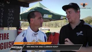 Kris Walton 68 Clubman Heavy  Interview  2014 QLD Karting State Titles [upl. by Erual]