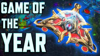 Mass Mothership Protoss StarCraft 2 GAME OF THE YEAR [upl. by Adyahs]