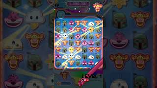 Quilted Tigger Level 1  Winnie the Pooh shorts disneyemojiblitz winniethepooh [upl. by Voorhis]