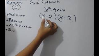 RESOLVIENDO GUIA COLBACH  PROBLEMA 6  MATEMATICAS [upl. by Koss]