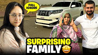 Surprising Family With New Car🚗Eman ko Full ignore kia😂 [upl. by Ludie]