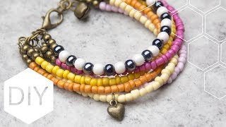 DIY sieraden maken met Kralenhoekje  Vrolijke rocaille armband [upl. by Diehl]