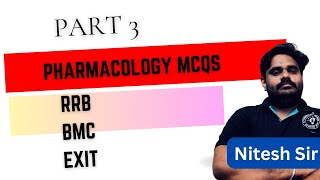 Pharmacology Part 3 MCQs 3145 l Exit exam l Pharmacist l RRB l GPAT l MPSC Drug Inspector [upl. by Aneeroc352]