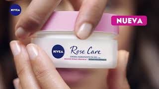 Conoce la nueva crema hidratante en gel de NIVEA Rose Care [upl. by Oknuj]