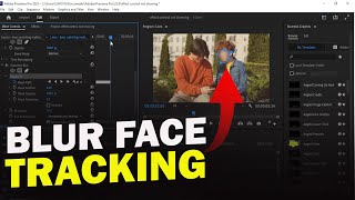 Premiere Pro Blur Face Tracking Tutorial  How to Blur Faces Easily [upl. by Yrakcaz]