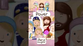 POWER JAIRUS DAUGHTER JESUS RAISES DEAD GIRL· BIBLE STORIES FOR CHILDREN KIDS CARTOON shorts [upl. by Rip]