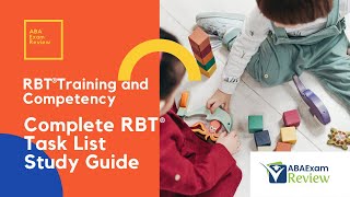 Complete RBT Task List Study Guide  Registered Behavior Technician Exam Review  RBT Training [upl. by Eelyme557]