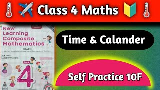 Class 4 Maths Chapter 10 Time and Calendar Self Practice 10F  Class 4 Maths by hpsgurugram Class 4 [upl. by Enoitna712]