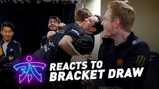 Fnatic Reacts To  Worlds 2018 Bracket Draw [upl. by Inaliak]